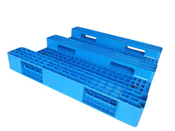 Anti Slip Three Skids Industrial Plastic Pallet , Recycled Plastic Shipping Pallets
