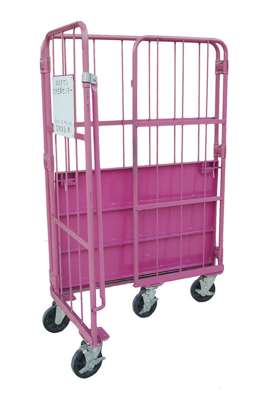 Foldable Roll Cage Trolley Space Saving Customized Size And Colors